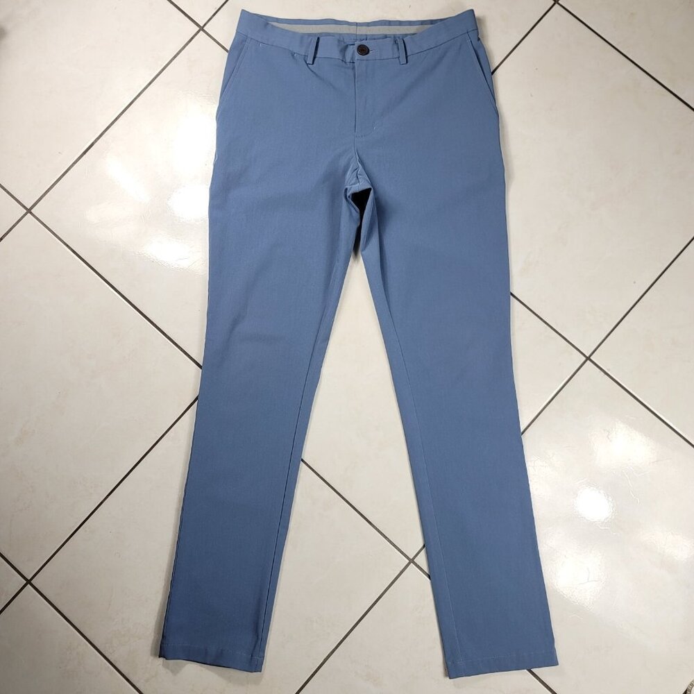 Ministry Of Supply Pants Men's 34x34 Slim Fit Performance Chino Commuter Stretch